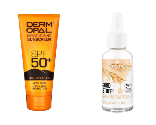 Skin care cover photo collage