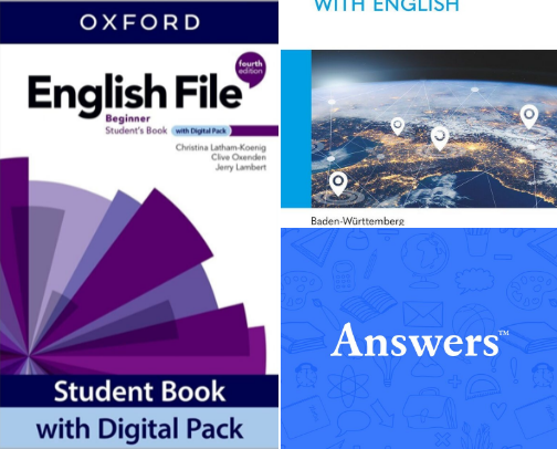 PDF Free - Resources for English file 4th edition beginner; student's book with online practice cover photo collage