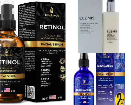 SKIN CARE PRODUCTS cover photo collage