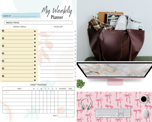 🎓 University Student Essentials (Things I Actually Use to Survive Uni 😭📚) cover photo collage