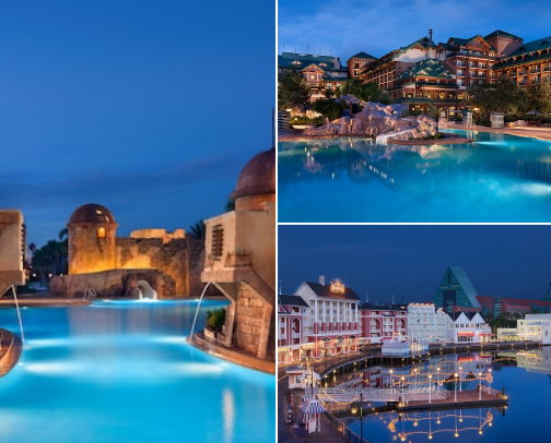 Disney Magic - My Favorite Places to Stay, Eat & Drink on Disney Property cover photo collage