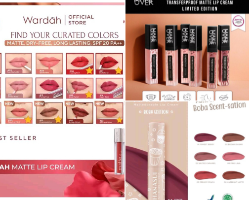 Best Selling Lipcream Indonesia cover photo collage