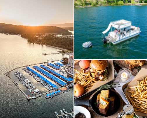 A weekend in Coeur d’Alene, ID cover photo collage