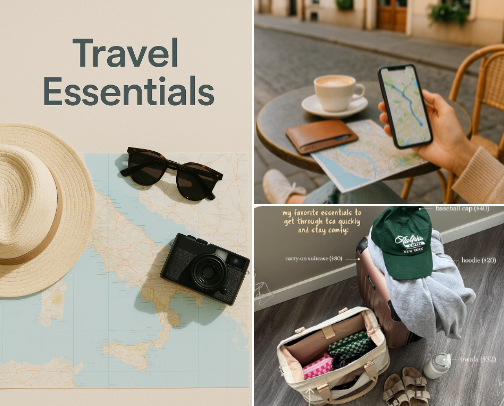 ✈️ Travel Easy, Live Local — a calm, beginner-friendly guide to simple travel and local adventure. Discover affordable tools, smart apps, and peaceful ideas for every kind of traveler. #SmartTravel #TravelEasy # LiveLocal #TravelVibes #PeacefulTravel cover photo collage