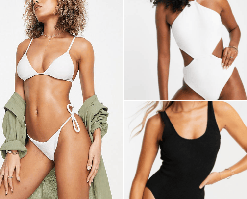 Swimwear ☀️ cover photo collage