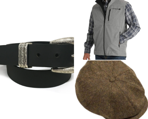 Men’s clothing and accessories cover photo collage