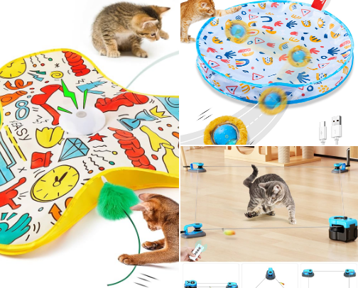 Best Cat Toys cover photo collage