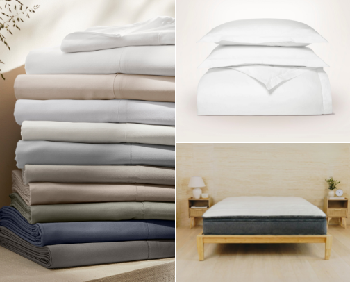 Favorite bedding essentials- for a great nights sleep cover photo collage