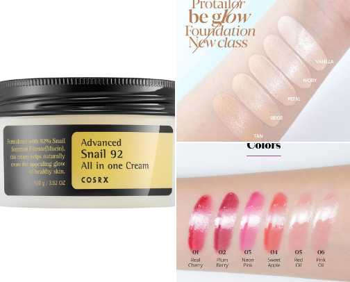 My favorite beauty recs cover photo collage