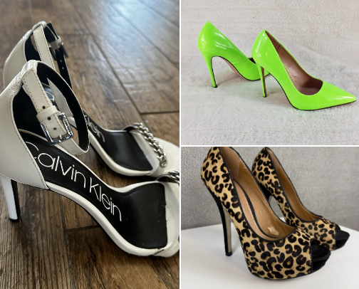 Women's high heels cover photo collage