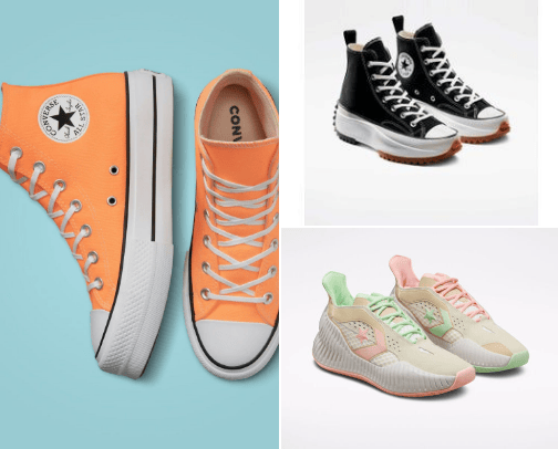 Converse shoes cover photo collage