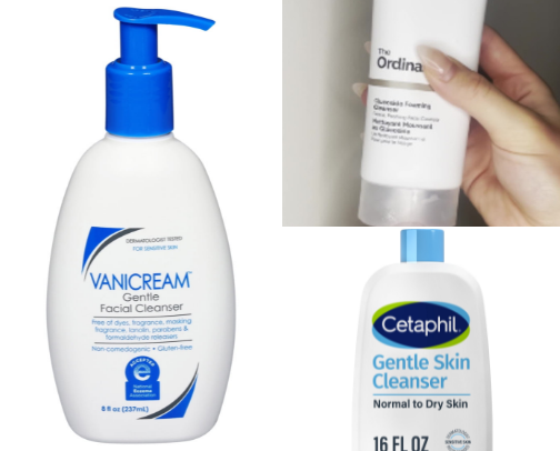 Daily skincare routine cover photo collage