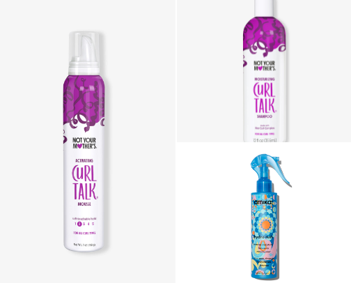 Curly Hair Essentials 💫 cover photo collage