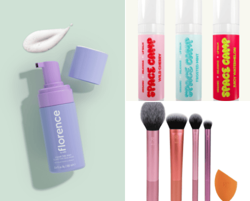 beauty and skincare cover photo collage