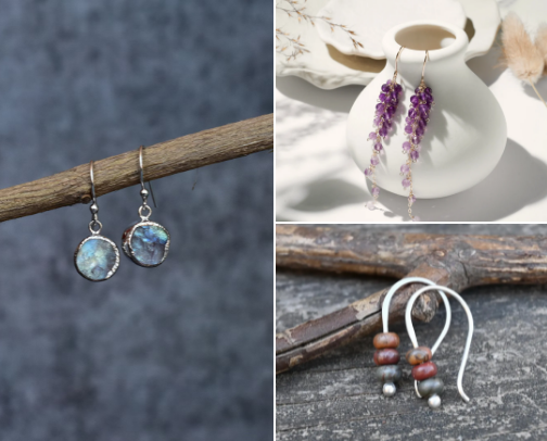 Gorgeous ETSY Earrings!!! cover photo collage