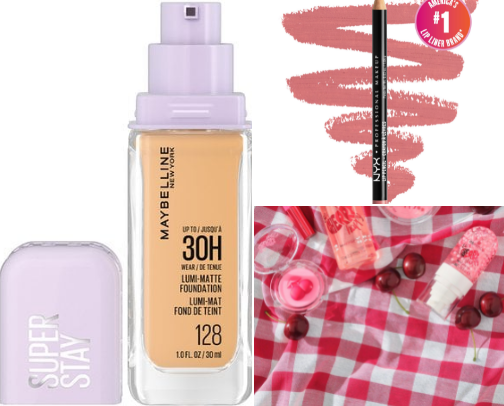 Makeup favourites cover photo collage