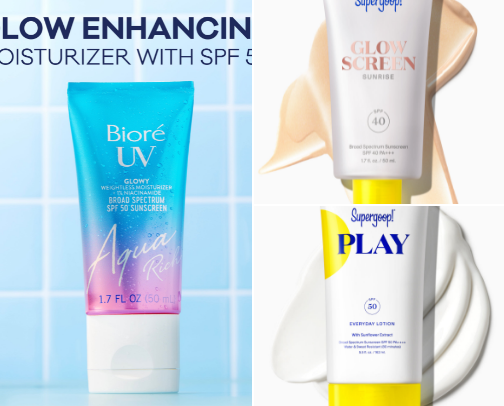 FAVOURITE SUNSCREENS FOR DRY SKIN cover photo collage
