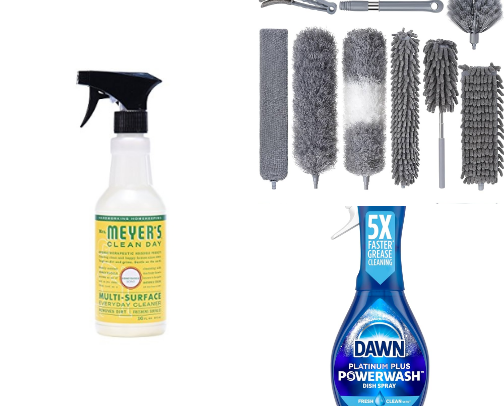 Cleaning Supplies cover photo collage