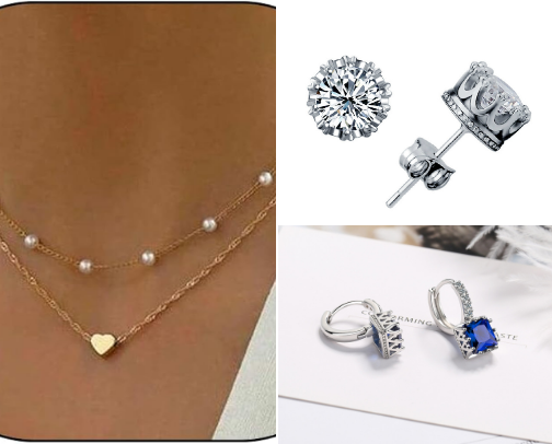Elegant and decent Jewellery cover photo collage