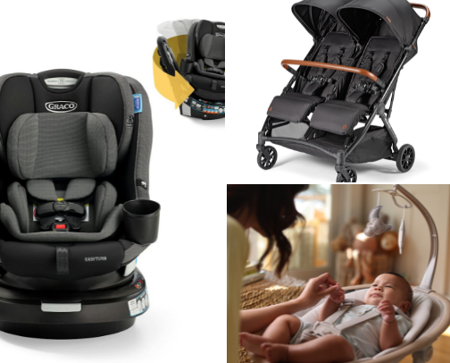 Baby gear cover photo collage