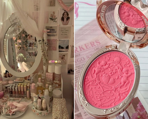 Feminine cover photo collage