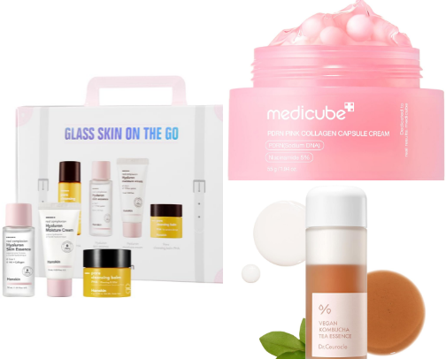 I WANT GLASS SKIN cover photo collage