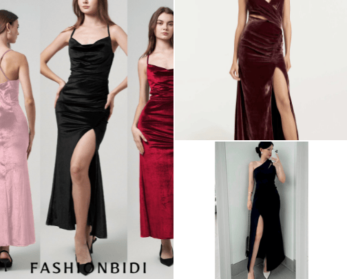 Dress elegant cover photo collage