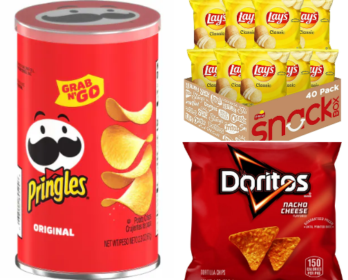 Snacks cover photo collage