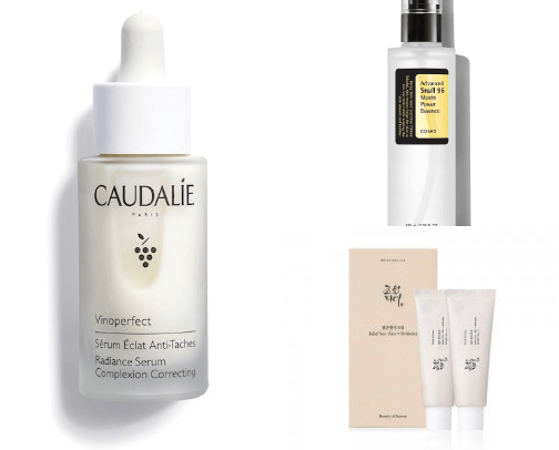 Skincare Products For Glass Skin ♡ cover photo collage