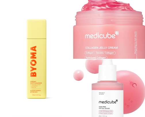 Fave skincare cover photo collage