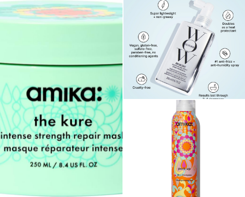 My favorite hair products cover photo collage