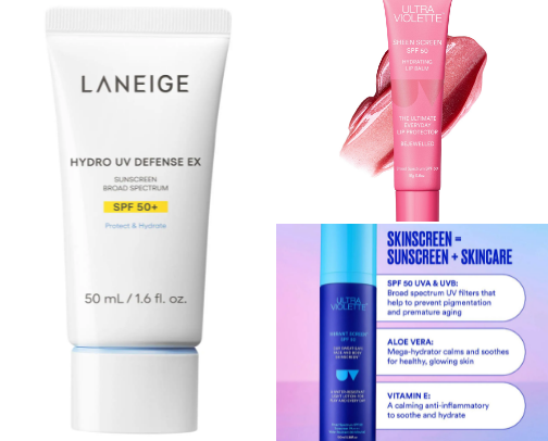 Skin products:Must-haves this summer cover photo collage