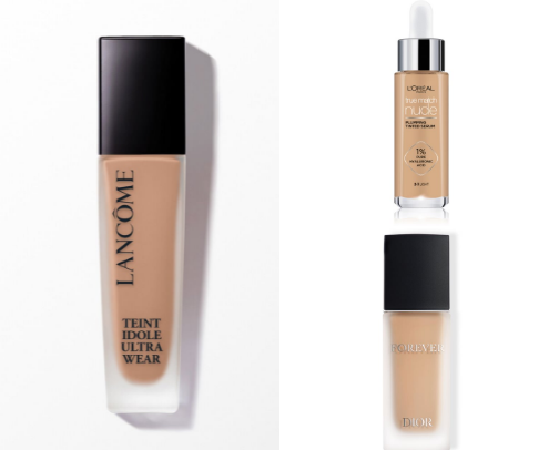 Under It All: What I Use for a Flawless Face” cover photo collage