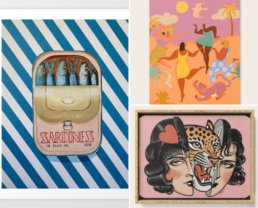 Finding cool wall decor so you don't have to 🖼️ cover photo collage