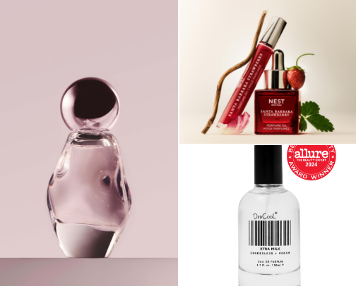 Perfumes that will get you compliments ✨🫧🪻🍦 cover photo collage