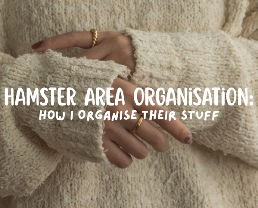 Hamster Area Organisation: A Calm, Clean Setup for Daily Care 🧺✨ cover photo collage