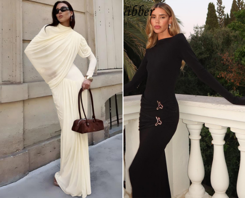 Elegant Evening Dinner Date Dresses for Women Classy & Flattering Date Night Outfit cover photo collage