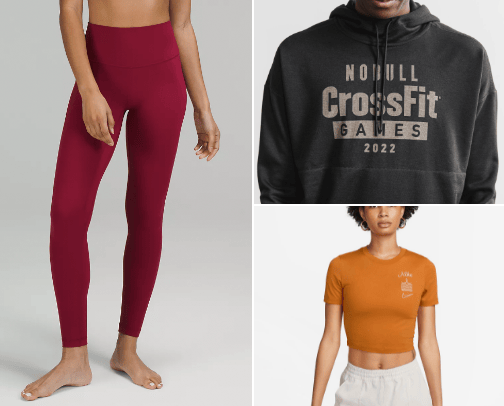 Workout outfits cover photo collage