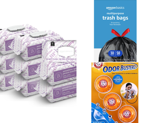 No Need to Search High and Low for Good Prices on Household Essentials cover photo collage