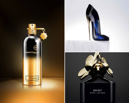 My favorite perfumes🌸 cover photo collage