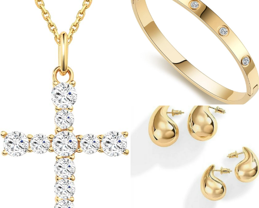 Amazon  jewelry finds cover photo collage