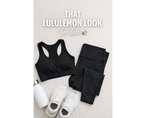That Lululemon Look for Less cover photo collage