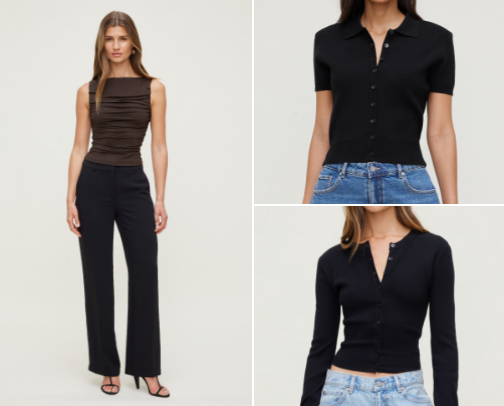 corprate cool girl attire cover photo collage