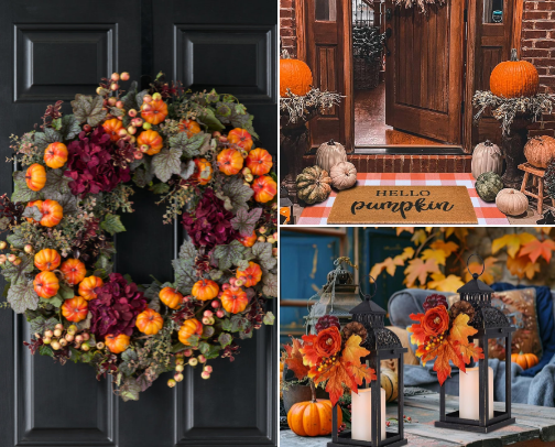 Fall Boho Chic Decor cover photo collage