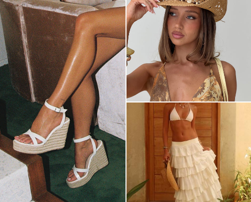 Summer outfits cover photo collage