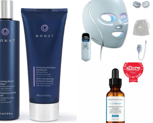 Mostly Put Together: Beauty recommendations from a mid 40’s mom of five cover photo collage