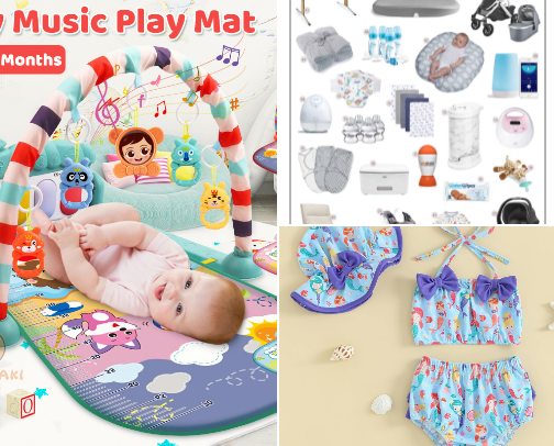 Newborn babies essential ❤️ cover photo collage