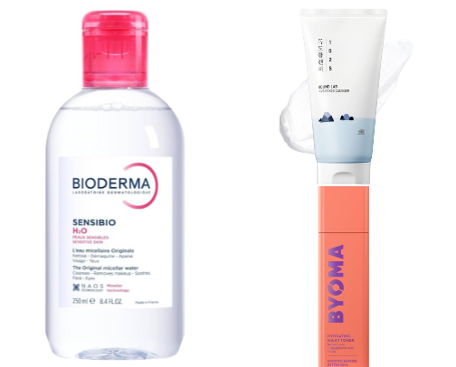 My current nighttime skincare routine cover photo collage