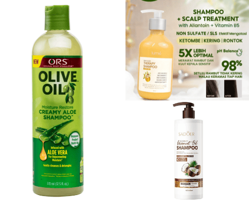 Natural Shampoo cover photo collage