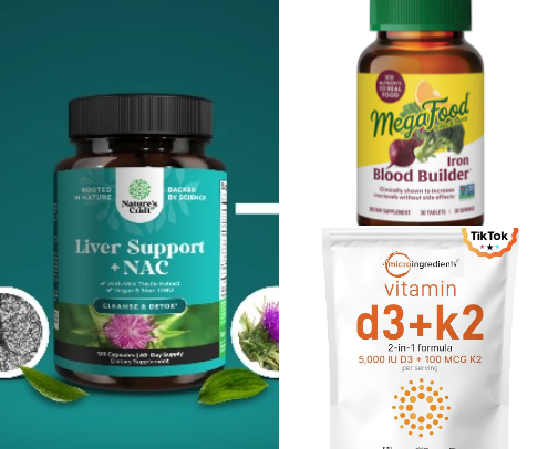 My Supplements & Vitamins cover photo collage